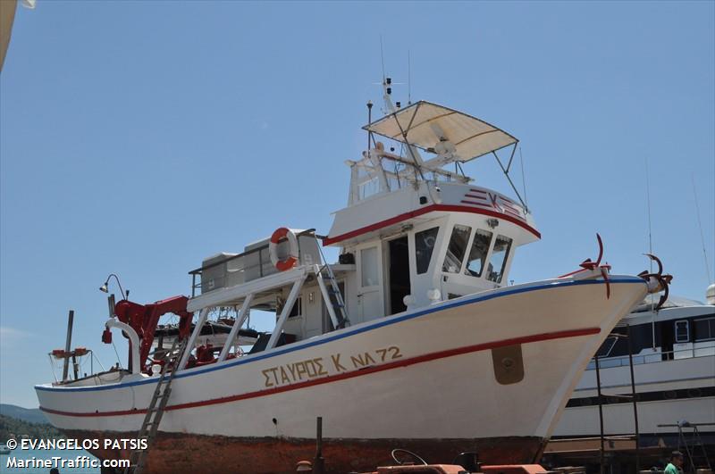 stavros k (Fishing vessel) - IMO , MMSI 239296000, Call Sign SX4041 under the flag of Greece