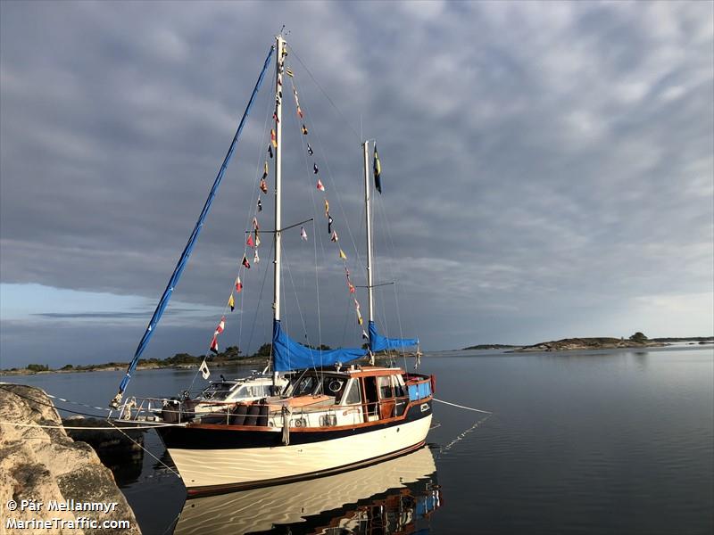 joanna (Pleasure craft) - IMO , MMSI 265010500, Call Sign SD8950 under the flag of Sweden
