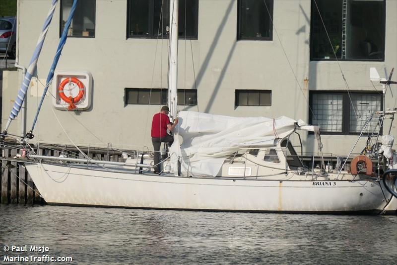 briana 3 (Pleasure craft) - IMO , MMSI 265674460, Call Sign SD9864 under the flag of Sweden