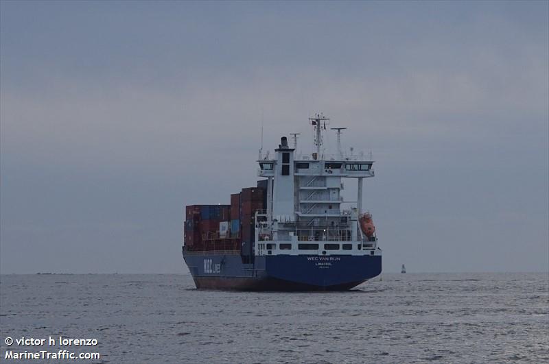 wec van rijn (Container Ship) - IMO 9315006, MMSI 210281000, Call Sign 5BVU5 under the flag of Cyprus