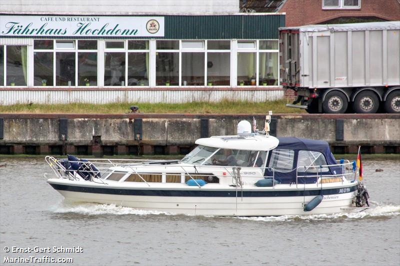 jochemien (Pleasure craft) - IMO , MMSI 211174310, Call Sign DF4372 under the flag of Germany