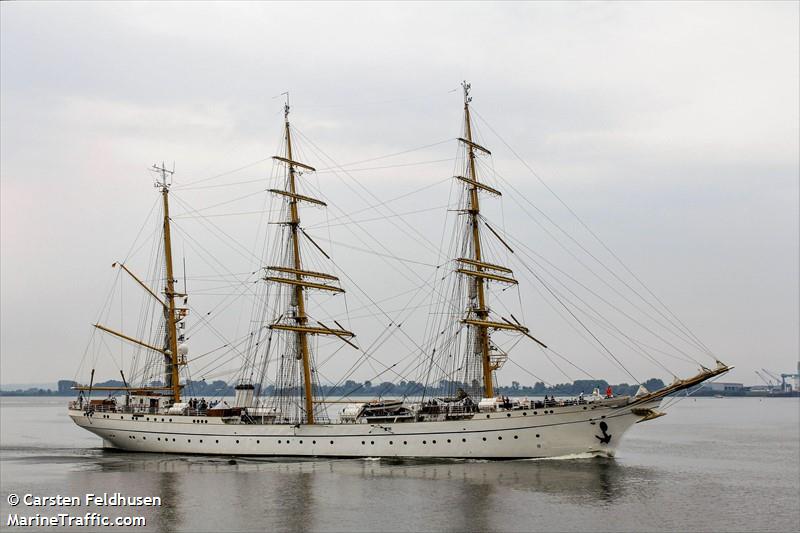 gorch fock (-) - IMO , MMSI 211210280, Call Sign DRAX under the flag of Germany