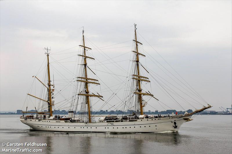 gorch fock (Military ops) - IMO , MMSI 211210280, Call Sign DRAX under the flag of Germany
