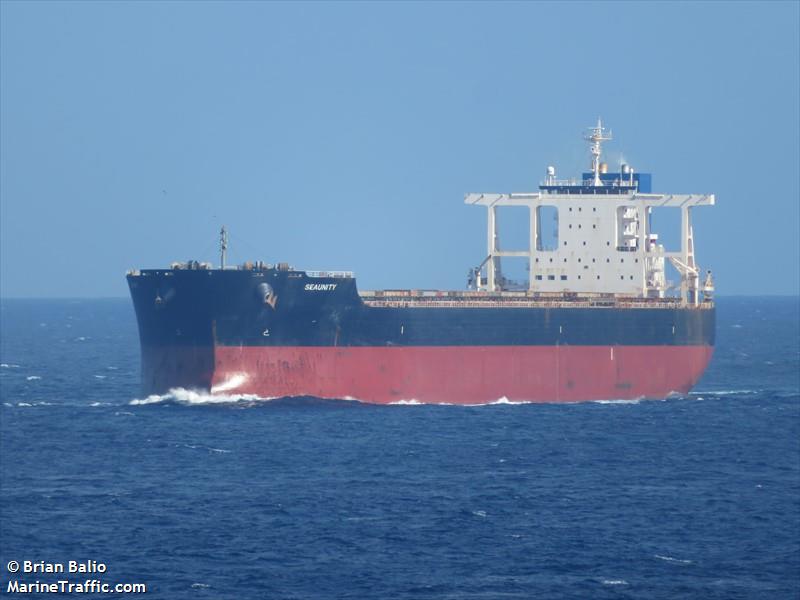 seaunity (Bulk Carrier) - IMO 9445772, MMSI 229397000, Call Sign 9HA5485 under the flag of Malta