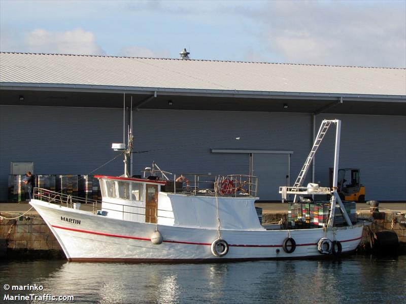 martin (Fishing vessel) - IMO , MMSI 238123840, Call Sign 9A6940 under the flag of Croatia