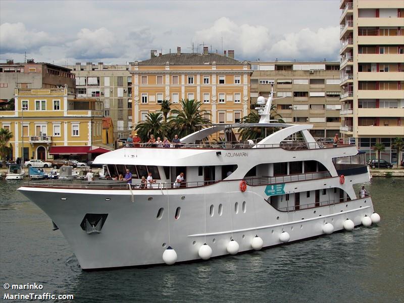 aquamarin (Passenger ship) - IMO , MMSI 238352640, Call Sign 9A4244 under the flag of Croatia