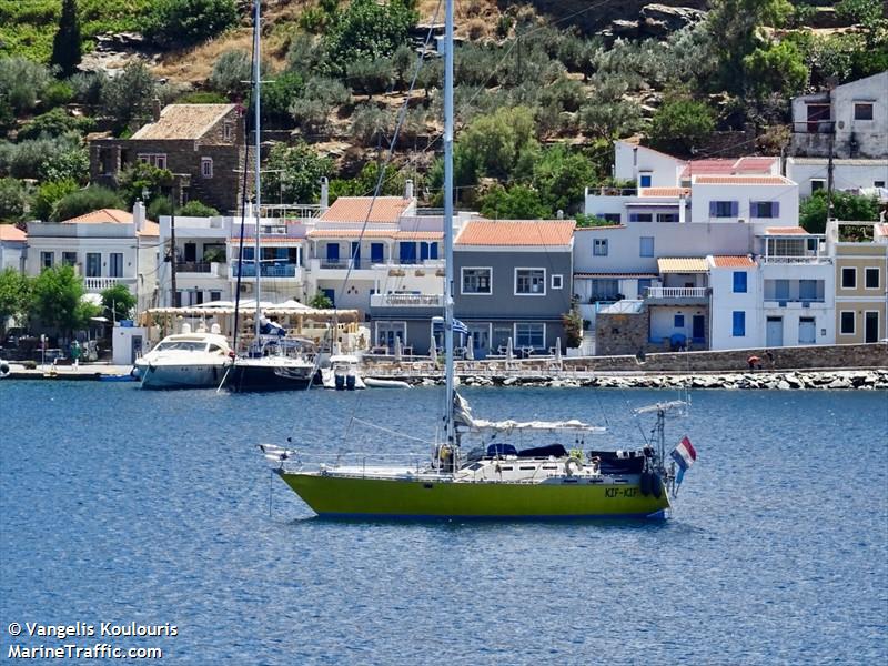 kifkif (Pleasure craft) - IMO , MMSI 244030494, Call Sign PH6232 under the flag of Netherlands