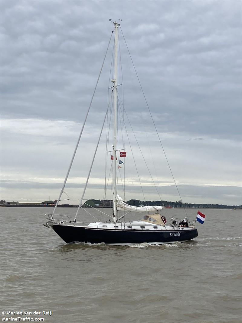 orisande c (Sailing vessel) - IMO , MMSI 244650207, Call Sign PH7375 under the flag of Netherlands