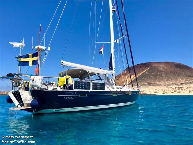 mon ami of sweden (Sailing vessel) - IMO , MMSI 265711770, Call Sign SE5491 under the flag of Sweden