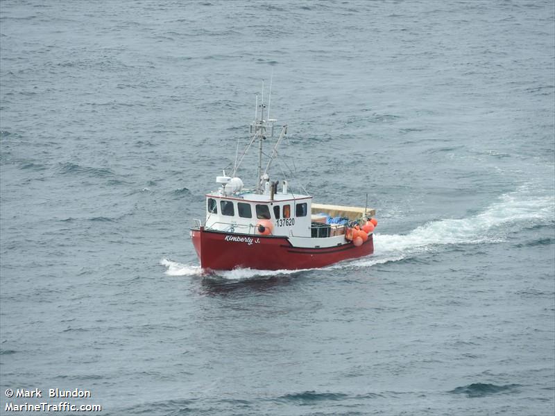 kimberly j (Fishing vessel) - IMO , MMSI 316024455 under the flag of Canada