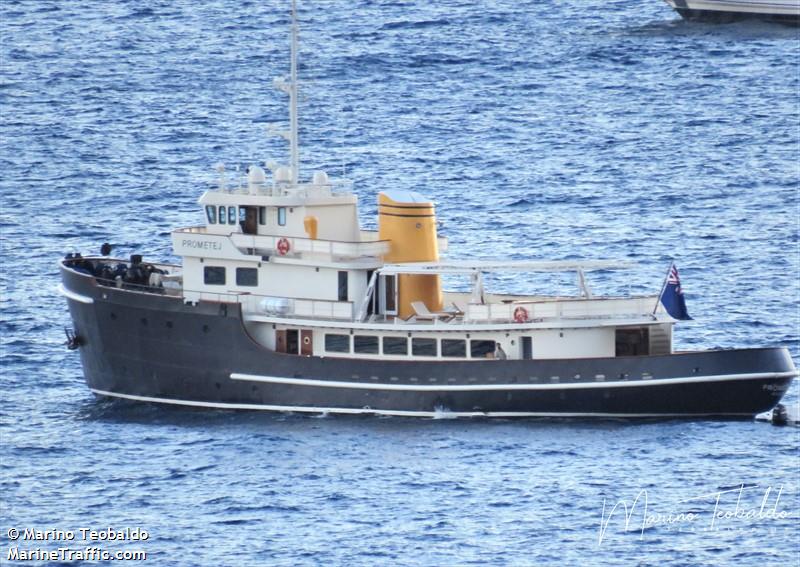 prometej (Pleasure craft) - IMO 6859049, MMSI 518998249, Call Sign E5U4227 under the flag of Cook Islands