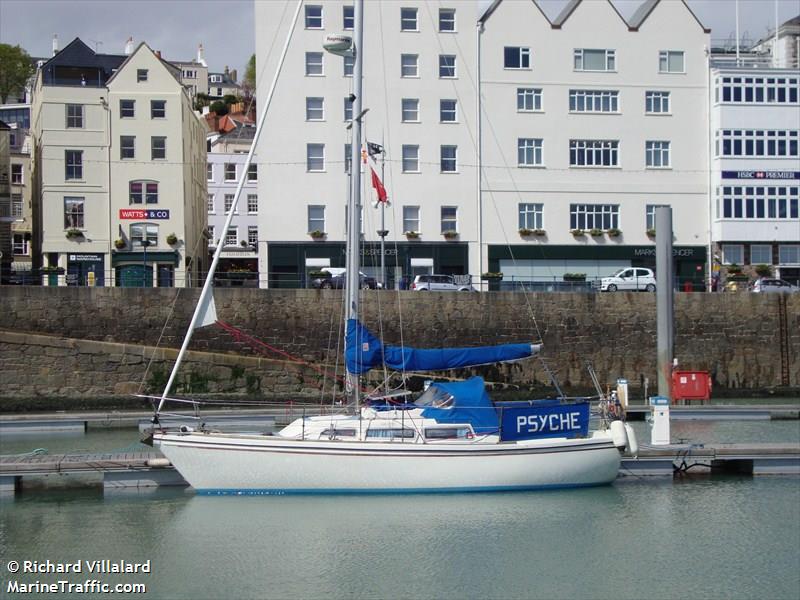 psyche (Sailing vessel) - IMO , MMSI 235072235, Call Sign 2CFC8 under the flag of United Kingdom (UK)