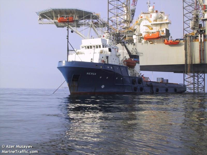 nercha (Offshore Tug/Supply Ship) - IMO 8119065, MMSI 423081100, Call Sign 4JLL under the flag of Azerbaijan