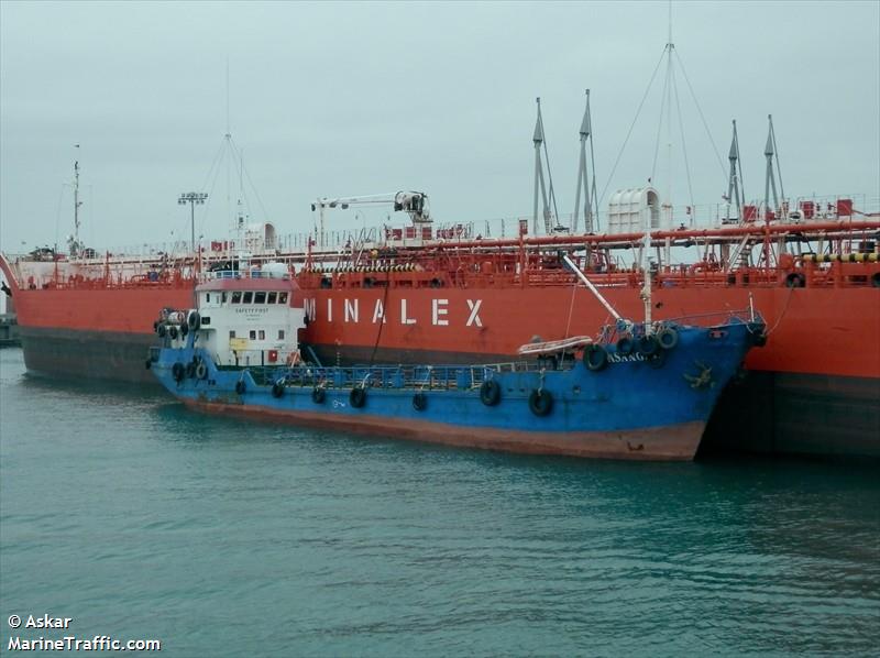 asangali (Oil Products Tanker) - IMO 8973370, MMSI 436000028, Call Sign UOB under the flag of Kazakhstan