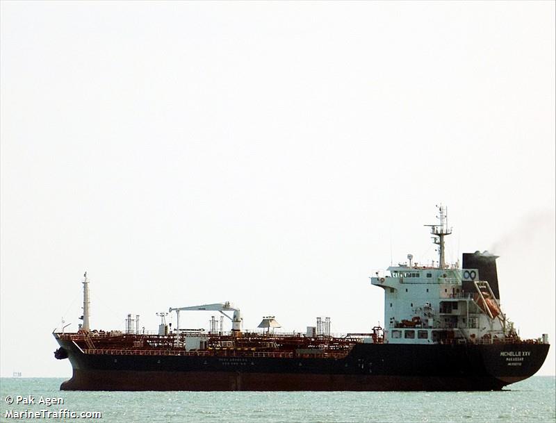 mt michelle xxv (Chemical/Oil Products Tanker) - IMO 9321110, MMSI 525200062, Call Sign YCDY2 under the flag of Indonesia