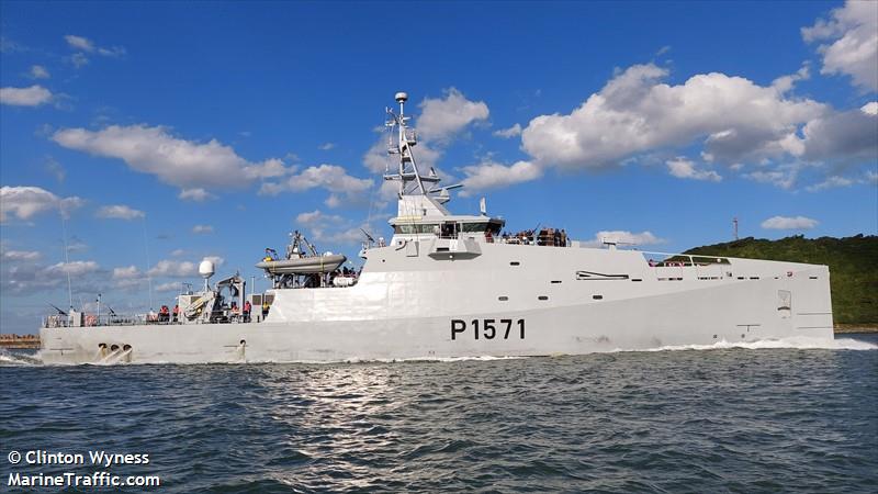san mmipv ss1 (Patrol Vessel) - IMO 4736463, MMSI 601972000, Call Sign ZSRS under the flag of South Africa