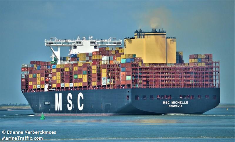 msc michelle (Container Ship) - IMO 9897016, MMSI 636020599, Call Sign D5ZY4 under the flag of Liberia