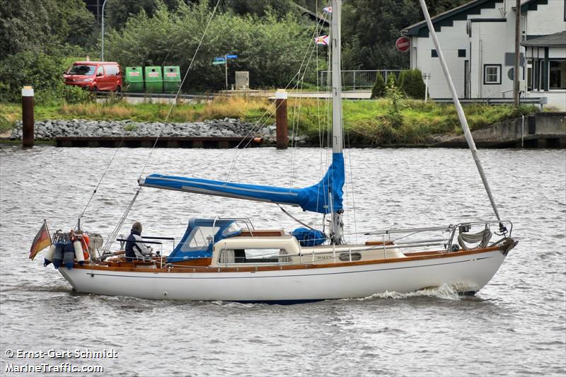 avalun 2 (Sailing vessel) - IMO , MMSI 211578270, Call Sign DD9012 under the flag of Germany