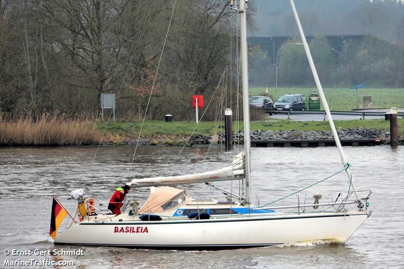 basileia (Pleasure craft) - IMO , MMSI 211649310, Call Sign DB8722 under the flag of Germany