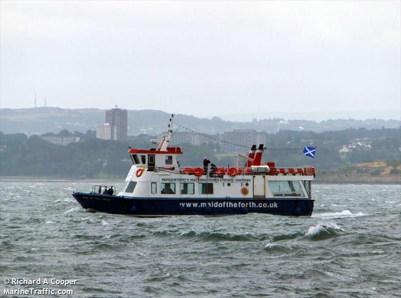 maid of the forth (Passenger ship) - IMO , MMSI 232004061, Call Sign MJUS8 under the flag of United Kingdom (UK)