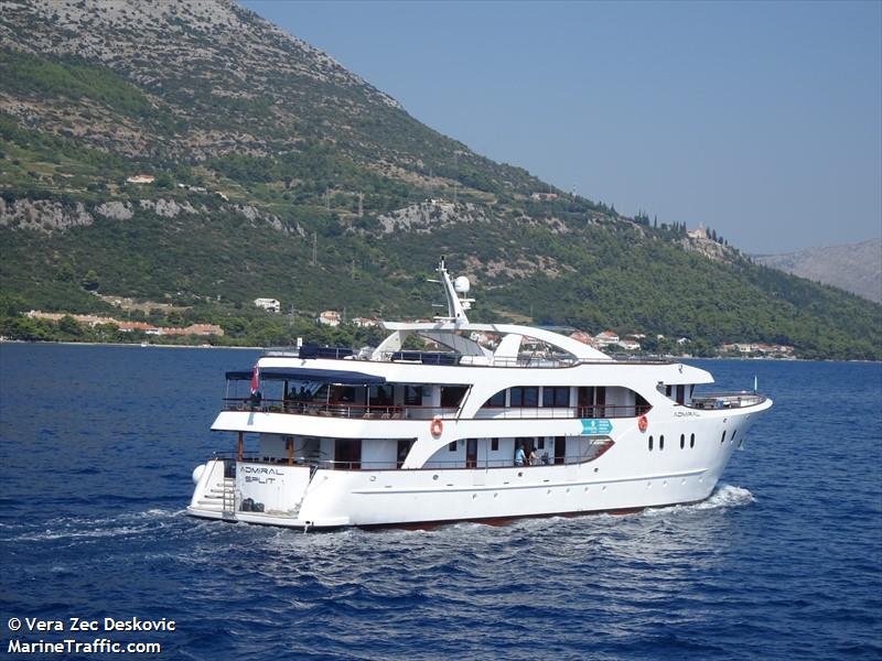 admiral (Passenger ship) - IMO , MMSI 238052740, Call Sign 9A2587 under the flag of Croatia