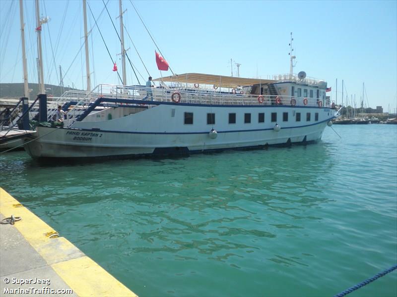 fahri kaptan-2 (Passenger ship) - IMO , MMSI 271041613, Call Sign TC4680 under the flag of Turkey