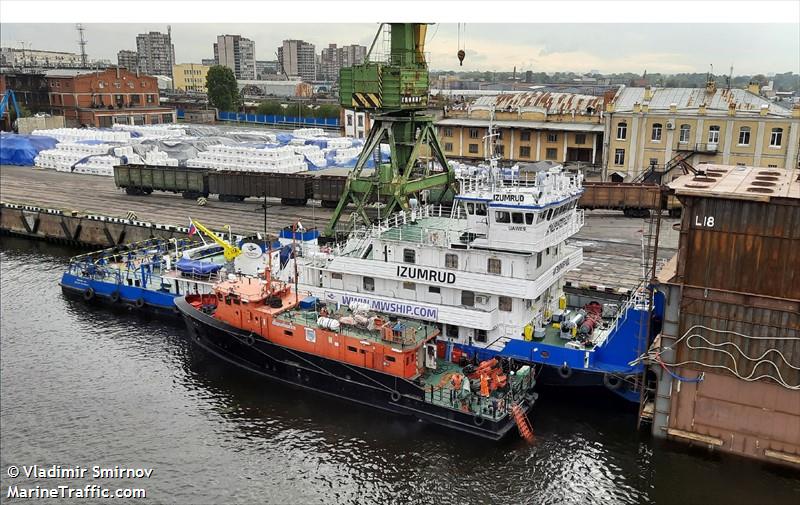 izumrud (Pusher Tug) - IMO 8689369, MMSI 273367090, Call Sign UAWE9 under the flag of Russia