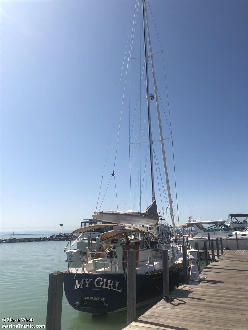 my girl (Sailing vessel) - IMO , MMSI 367577530, Call Sign WDG8439 under the flag of United States (USA)