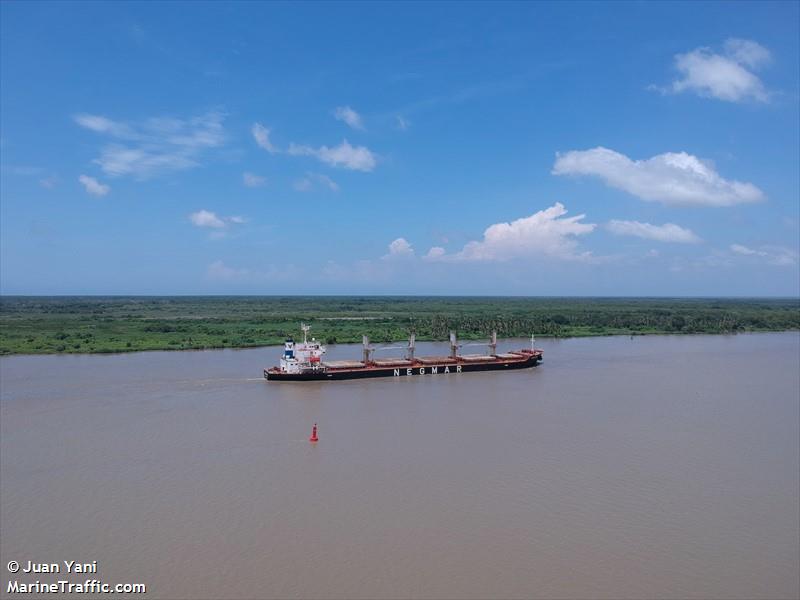 manta cicek (Bulk Carrier) - IMO 9542685, MMSI 538009529, Call Sign V7A4852 under the flag of Marshall Islands