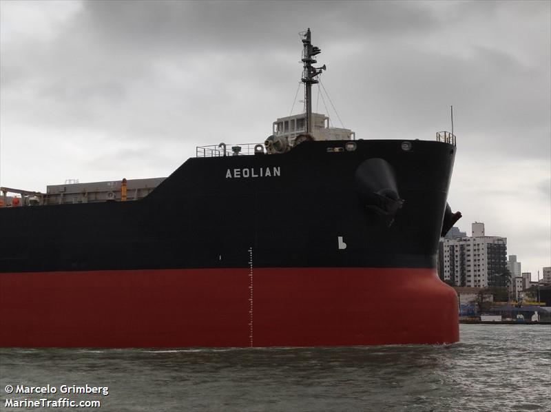 aeolian (Bulk Carrier) - IMO 9580209, MMSI 636020935, Call Sign 5LBL7 under the flag of Liberia