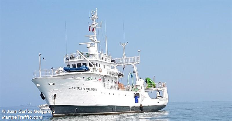 jose olaya balandra (Fishing Support Vessel) - IMO 9174543, MMSI 760009980, Call Sign OASQ under the flag of Peru