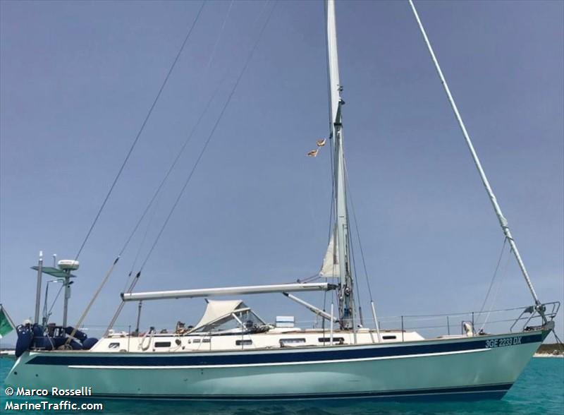 verdeluna (Sailing vessel) - IMO , MMSI 247208560, Call Sign IQ6888 under the flag of Italy