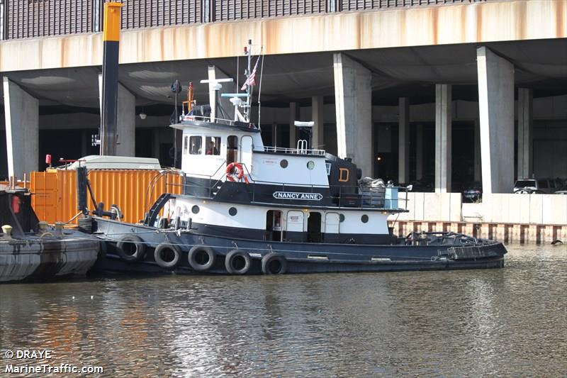 nancy anne (Tug) - IMO , MMSI 367077220, Call Sign WDC7801 under the flag of United States (USA)