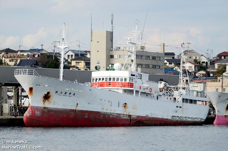 toei maru no.8 (Fishing Vessel) - IMO , MMSI 431893000, Call Sign JRSG under the flag of Japan