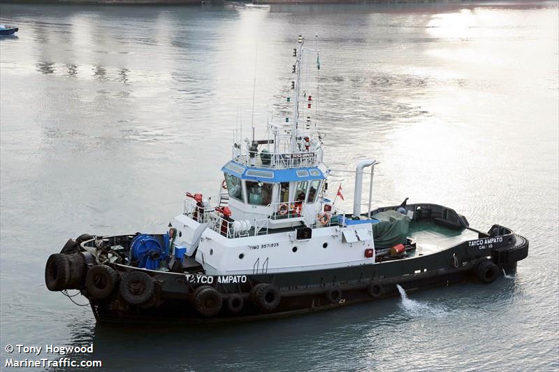 tayco ampato (Tug) - IMO 9571935, MMSI 565345000, Call Sign 9V8348 under the flag of Singapore