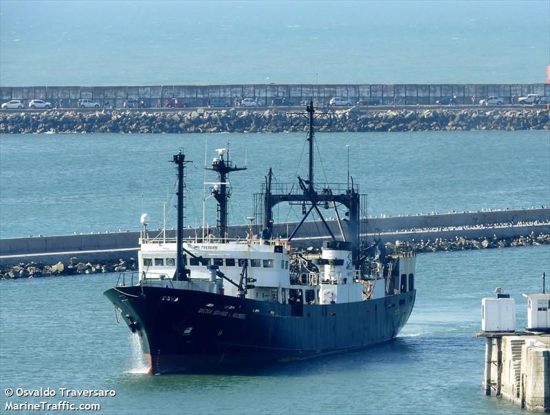 dr e holmberg (Fishing Support Vessel) - IMO 7918189, MMSI 701076000, Call Sign LW4343 under the flag of Argentina