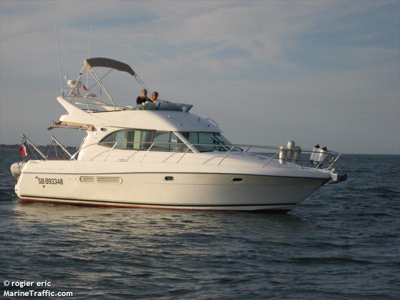 myric (Pleasure craft) - IMO , MMSI 227740150, Call Sign FGF6350 under the flag of France