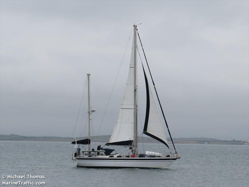 wild bird (Sailing vessel) - IMO , MMSI 235900050, Call Sign ZNMJ6 under the flag of United Kingdom (UK)