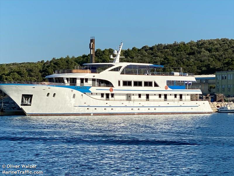 alpha (-) - IMO , MMSI 238387240, Call Sign 9A3832 under the flag of Croatia