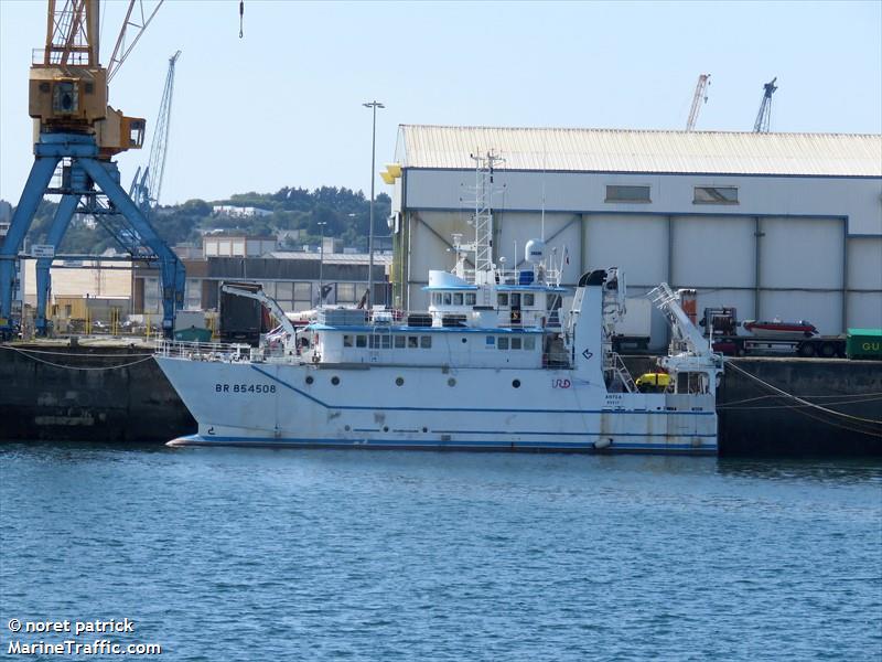 antea (Fishing vessel) - IMO , MMSI 247120160, Call Sign IJRB under the flag of Italy