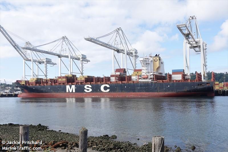 msc lily (Container Ship) - IMO 9704960, MMSI 255806489, Call Sign CQEU6 under the flag of Madeira