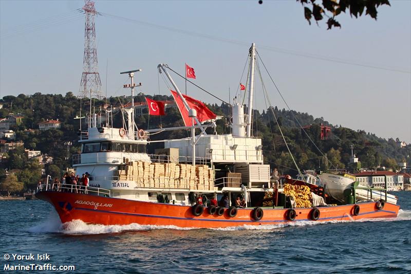 agaogullari-5 (Fishing vessel) - IMO , MMSI 271072163, Call Sign TC5282 under the flag of Turkey