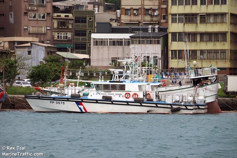 pp 3575 (Law enforcment) - IMO , MMSI 416144800 under the flag of Taiwan