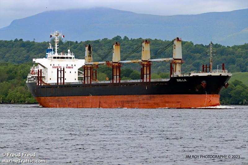 della (Bulk Carrier) - IMO 9573828, MMSI 636020948, Call Sign 5LBN4 under the flag of Liberia