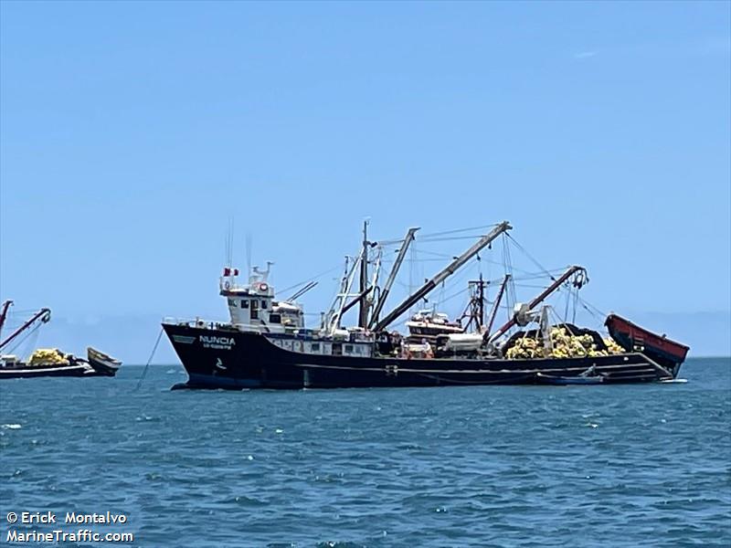 nuncia (Fishing vessel) - IMO , MMSI 760010398 under the flag of Peru