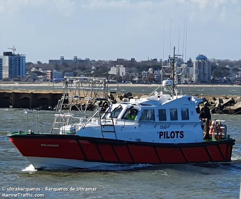 belgrano (Pilot) - IMO , MMSI 770576485, Call Sign CXAD under the flag of Uruguay