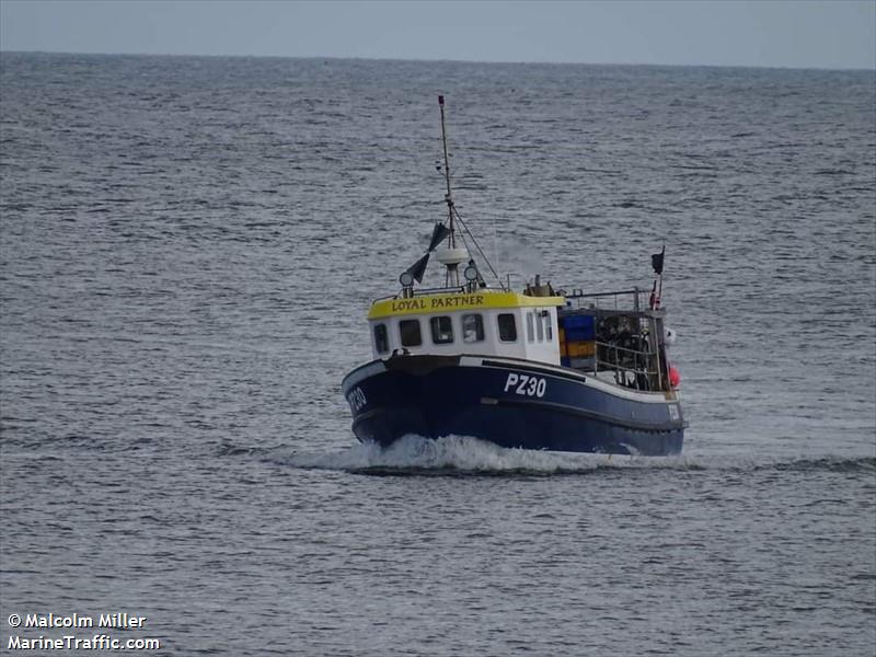 loyal partner (Fishing vessel) - IMO , MMSI 232026753, Call Sign MGZB9 under the flag of United Kingdom (UK)