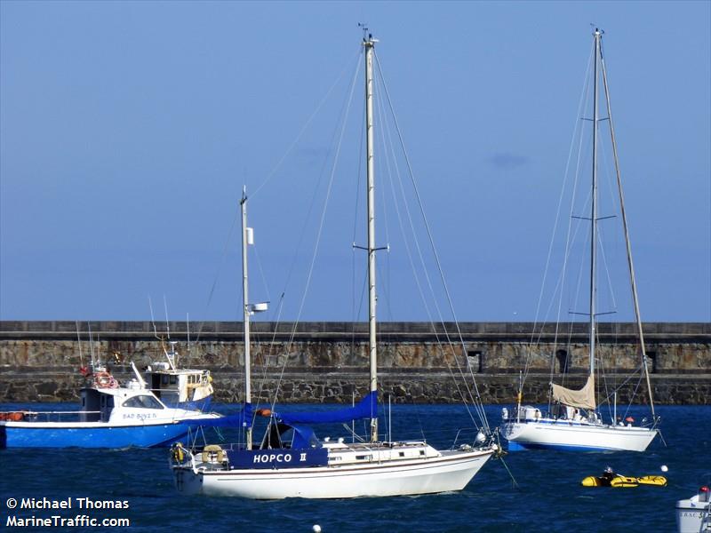 hopco2 (Sailing vessel) - IMO , MMSI 235013149, Call Sign MBWT8 under the flag of United Kingdom (UK)