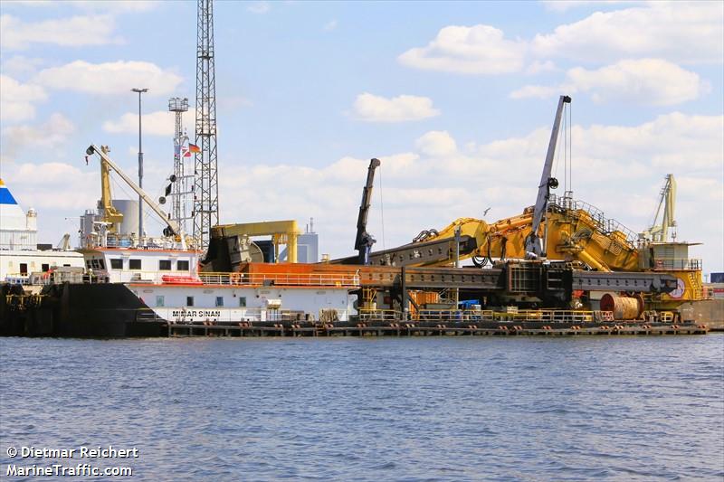 mimar sinan (Dredger) - IMO 9502049, MMSI 253338000, Call Sign LXMU under the flag of Luxembourg