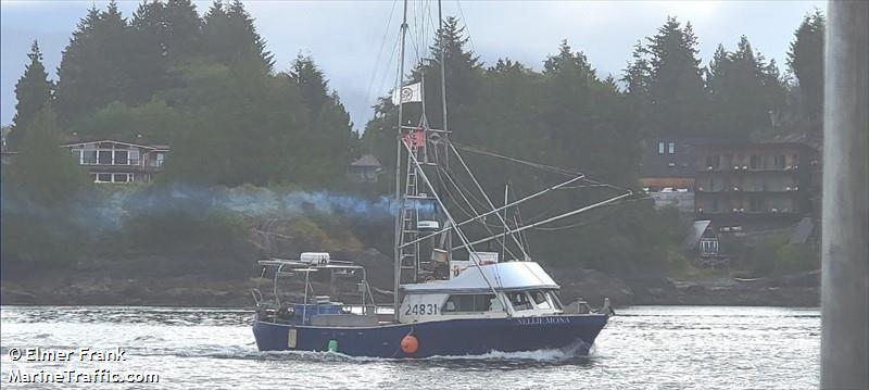 nellie mona (Fishing vessel) - IMO , MMSI 316042989, Call Sign NELLMNA under the flag of Canada